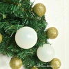 120cm 170T Christmas decoration PVC rattan hanging ornament with rattan window display sign is selling well on Amazon Specification image